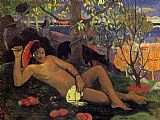Paul Gauguin The King's Wife painting